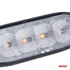 Lampa błyskowa ostrzegawcza płaska 4 LED R65 R10 12-24V AMIO-02298