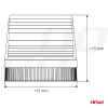Lampa ostrzegawcza błyskowa stroboskopowa kogut LED 24V AMIO-01277