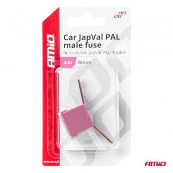 Bezpiecznik samochodowy JAPVAL PAL męski 48mm 30A AMIO-03418