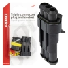 Kostka wtyk złącze hermetyczne superseal 3 PIN AMIO-03519