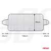 Osłona na szybę 150x70cm przeciwsłoneczna przeciwszronowa AMIO-01389
