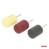 Gąbki pady polerskie mini zestaw do polerowania detali owalne 3 el. AMIO-03716