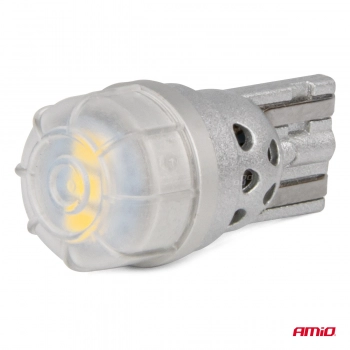 Żarówki LED 360 Pure Light Series STANDARD T10 W5W 3x3020 SMD White 12V 24V AMIO-03725