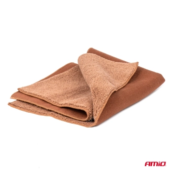Mikrofibra ścierka 2w1 do czyszczenia wnętrza samochodu i ekranów 30x30 cm 500g AMIO-03982