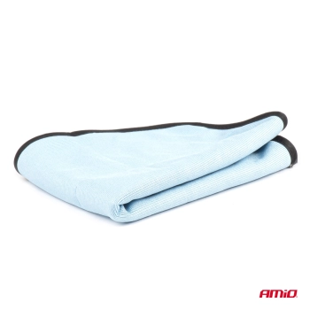 Mikrofibra do mycia czyszczenia szyb i osuszania samochodu 2w1 30x40 cm 2 szt. 630g AMIO-03747