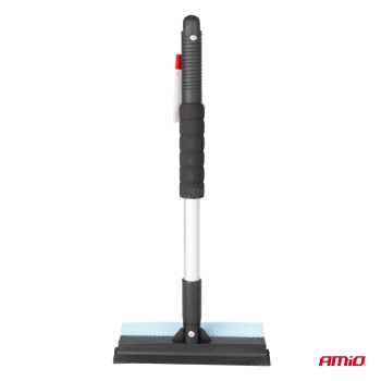 Myjka do szyb okien luster + ściągaczka do wody teleskopowa aluminiowa 46/70 cm AMIO-03854