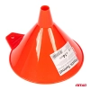 Lejek plastikowy uniwersalny mały do paliwa cieczy wody 14 cm AMIO-04041