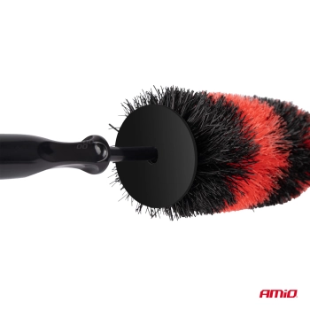 Szczotka do mycia felg kołpaków kół detailingowa wąska 44,5 cm AMIO-04024