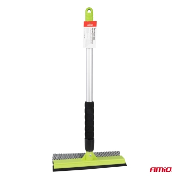 Myjka do szyb okien luster + ściągaczka do wody teleskopowa aluminiowa 55/80 cm AMIO-03856