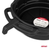 Miska z lejkiem do zlewania oleju spuszczania płynów cieczy 16 l 56 cm AMIO-04053