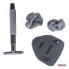 Teleskopowa myjka szczotka do szyb okien luster 28-47 cm AMIO-02611