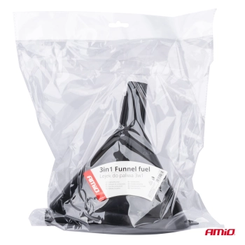 Lejek uniwersalny plastikowy z sitkiem 3 częściowy eliptyczny 14 cm AMIO-04037