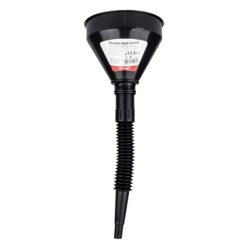 Lejek elastyczny czarny uniwersalny z sitkiem do paliwa cieczy wody 13,5 cm AMIO-04036