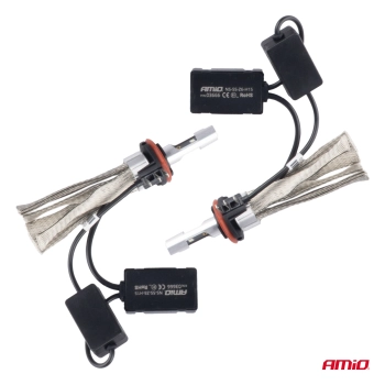 Żarówki samochodowe LED seria FLEX+ H15 6000K 12V 24V Canbus AMIO-03666
