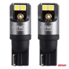 Żarówki LED FULL CANBUS PRO T10 W5W 4x3030 SMD białe 12V 24V AMIO-03580