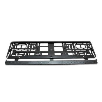 Ramka tablicy rejestracyjnej carbon elastyczna AMIO-01165