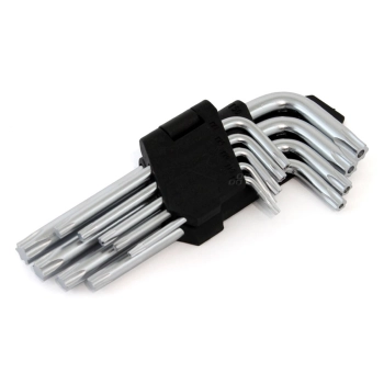 Klucze TORX krótkie 125 mm 9 szt. TKS AMIO-01040