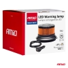 Lampa ostrzegawcza błyskowa kogut LED W28M 12V 24V AMIO-04105