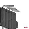 Klucze IMBUS zestaw kluczy imbusowych krótkie 125 mm 9 szt. AMIO-01041
