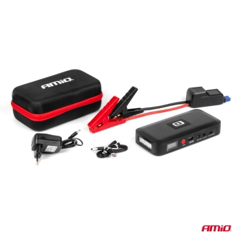 Urządzenie rozruchowe booster jump starer powerbank 12V 12Ah 800A AMIO-04055