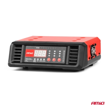 Prostownik cyfrowy stacjonarny 10A 6V 12V AMIO-04056