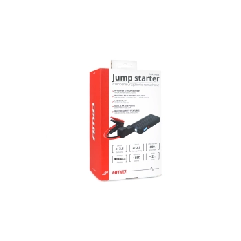Urządzenie rozruchowe booster powerbank 12V 4Ah 800A SJ02 AMIO-02524