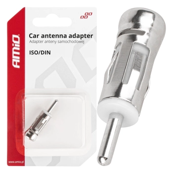 Adapter antenowy redukcja wtyk ISO DIN prosty AMIO-03966