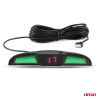 Zestaw czujników parkowania cofania LED COB 4 sensory białe AMIO-02283