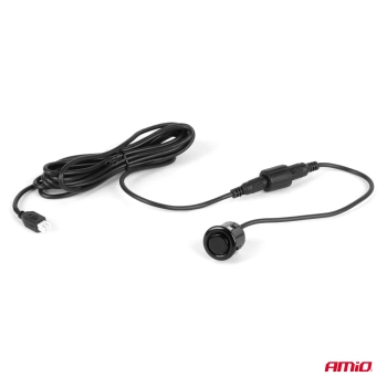 Zestaw czujników parkowania czujniki cofania LED GRAF 4 sensory czarne GOLD 18 mm AMIO-01578