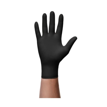 Rękawice nitrylowe czarne Mercator GoGrip ONE-BY-ONE Black 100szt. rozmiar XXL
