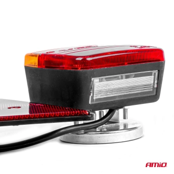 Zestaw świateł lamp do przyczepki na magens AMIO-02095