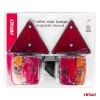 Zestaw świateł lamp do przyczepki na magens AMIO-02095