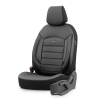 Komplet pokrowców na fotele samochodowe OTOM INSPIRE 3501 BLACK ECO-LEATHER 3-ZIP