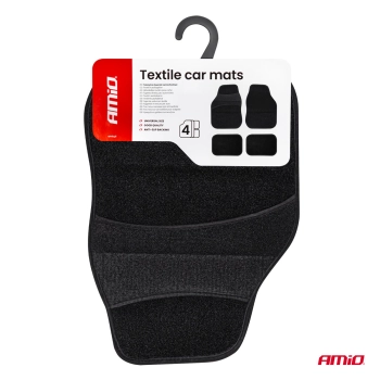 Dywaniki tekstylne welurowe uniwersalne komplet TCM-02 AMIO-04696