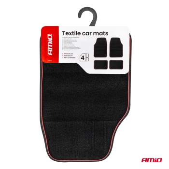 Dywaniki tekstylne welurowe uniwersalne komplet TCM-03 AMIO-04697