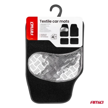 Dywaniki tekstylne welurowe uniwersalne komplet TCM-06 AMIO-04700