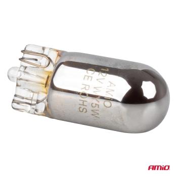 Żarówki halogenowe WY5W 12V5W LumiTec chrom 2szt. AMIO-04628