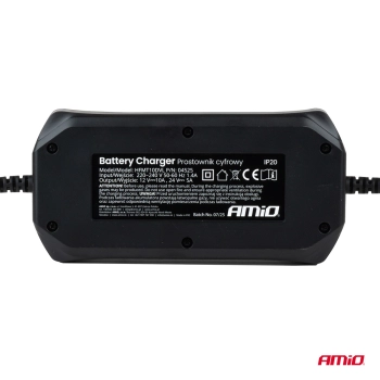 Prostownik cyfrowy STD GEL AGM WET MAX 10A 12V 24V AMIO-04525
