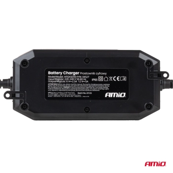 Prostownik cyfrowy AGM GEL STD LFP MAX 5A 6V 12V PRO AMIO-04527