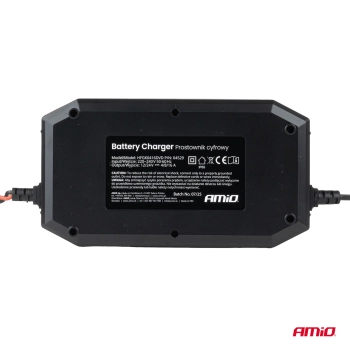 Prostownik cyfrowy z wspomaganiem rozruchu AGM GEL STD LFP MAX 16A 12V 24V PRO AMIO-04529
