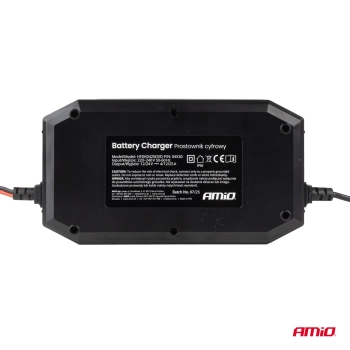 Prostownik cyfrowy z wspomaganiem rozruchu AGM GEL STD LFP MAX 25A 12V 24V PRO AMIO-04530