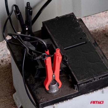 Prostownik cyfrowy AGM GEL STD LFP MAX 4A 6V 12V PRO HOOK AMIO-04531