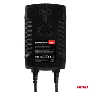 Prostownik cyfrowy AGM GEL STD LFP MAX 6A 6V 12V PRO HOOK AMIO-04532