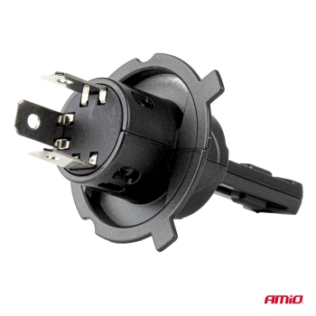 Żarówki samochodowe LED seria F25 PRO BLACK FULL CANBUS H4 H19 70W 12V 24V AMIO-04719