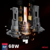 Żarówki samochodowe LED seria F25 PRO BLACK FULL CANBUS H7 68W 12V 24V AMIO-04720
