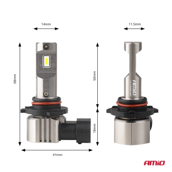 Żarówki samochodowe LED seria H25 CANBUS HB3 9005 12V 31W AMIO-04714