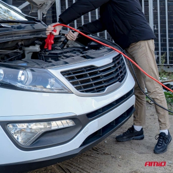 Kable przewody rozruchowe 220A 3m TÜV AMIO-04593