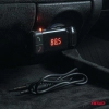 Transmiter samochodowy FM składany 2×USB-A 12V 24V AMIO-04650