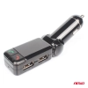 Transmiter samochodowy FM składany 2×USB-A 12V 24V AMIO-04650