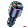Transmiter samochodowy FM 1×USB-A 1×USB-C 12V 24V AMIO-04655